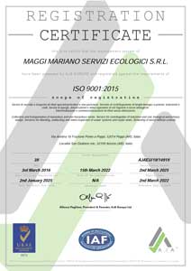 CERTIFICATO ISO 9001-2015 Rev. 29.09.2022