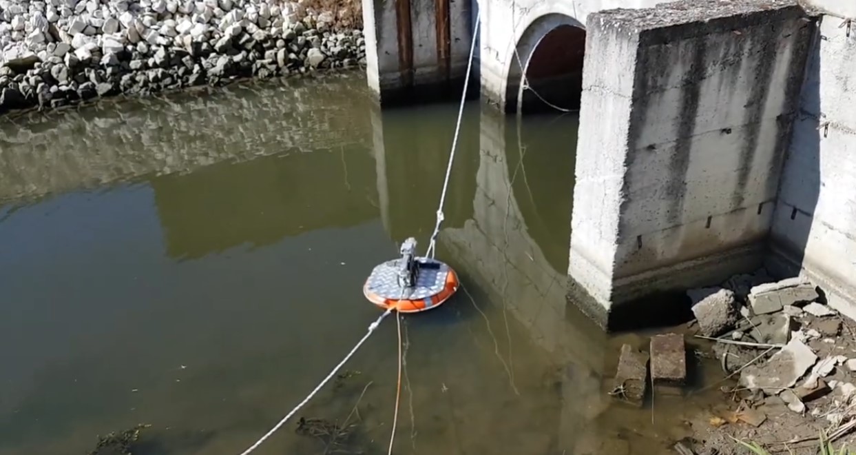 Dettaglio videocamera ispezione fognatura 6