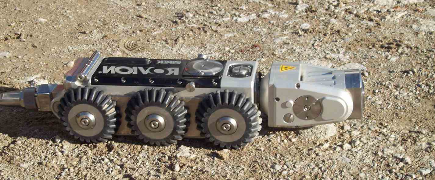 Dettaglio videocamera ispezione fognatura 8