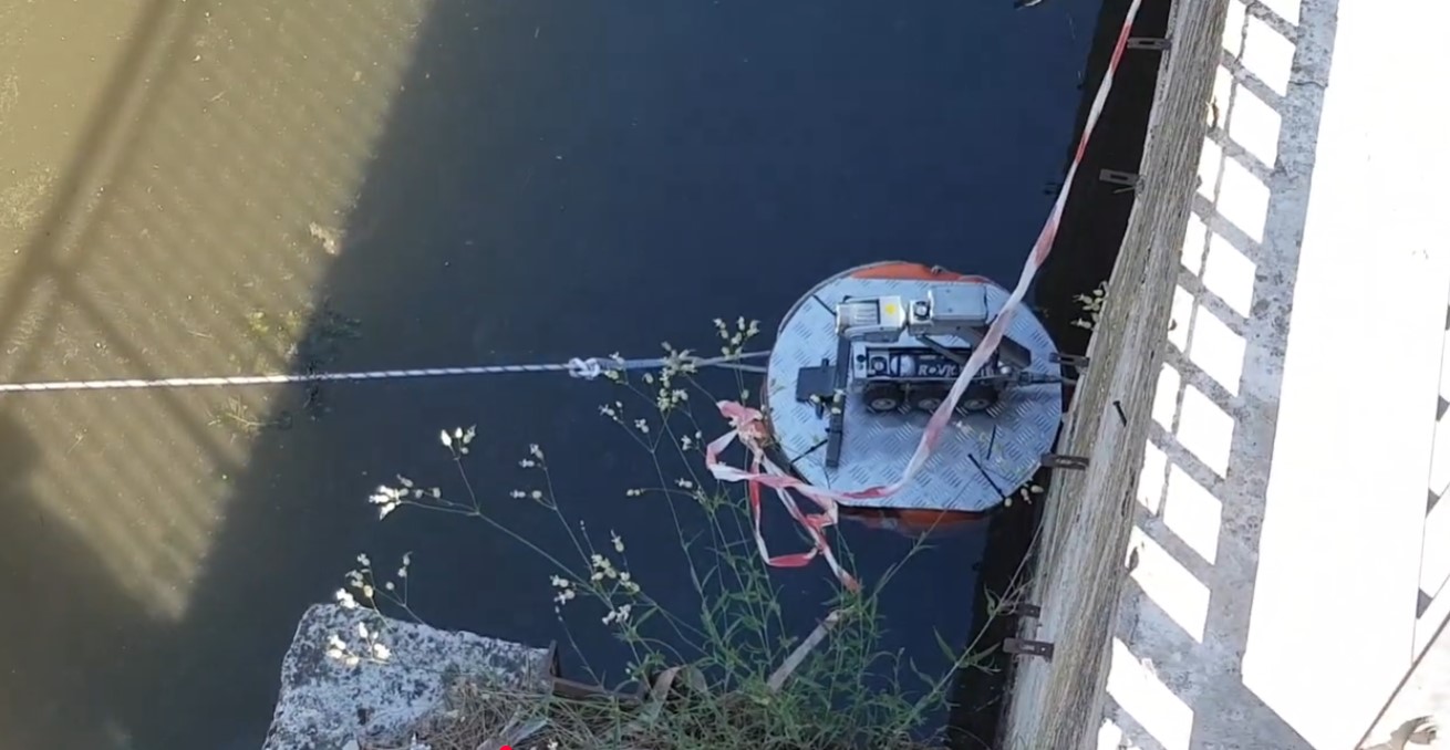 Dettaglio videocamera ispezione fognatura 3